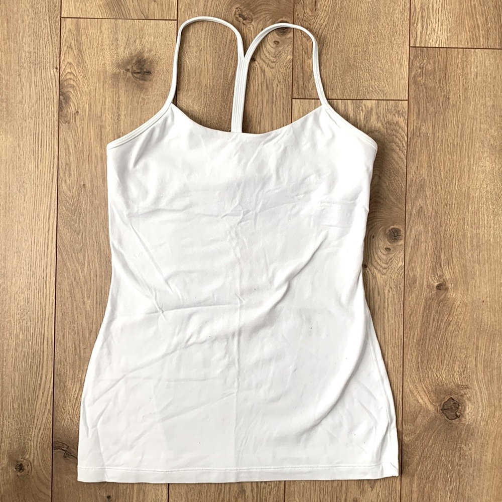 Lululemon White Tank Sz 4